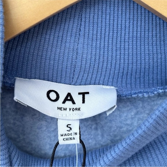 Oat NY NWT Ombre Blue Sweater Cowl Neck Size Small - Picture 5 of 7